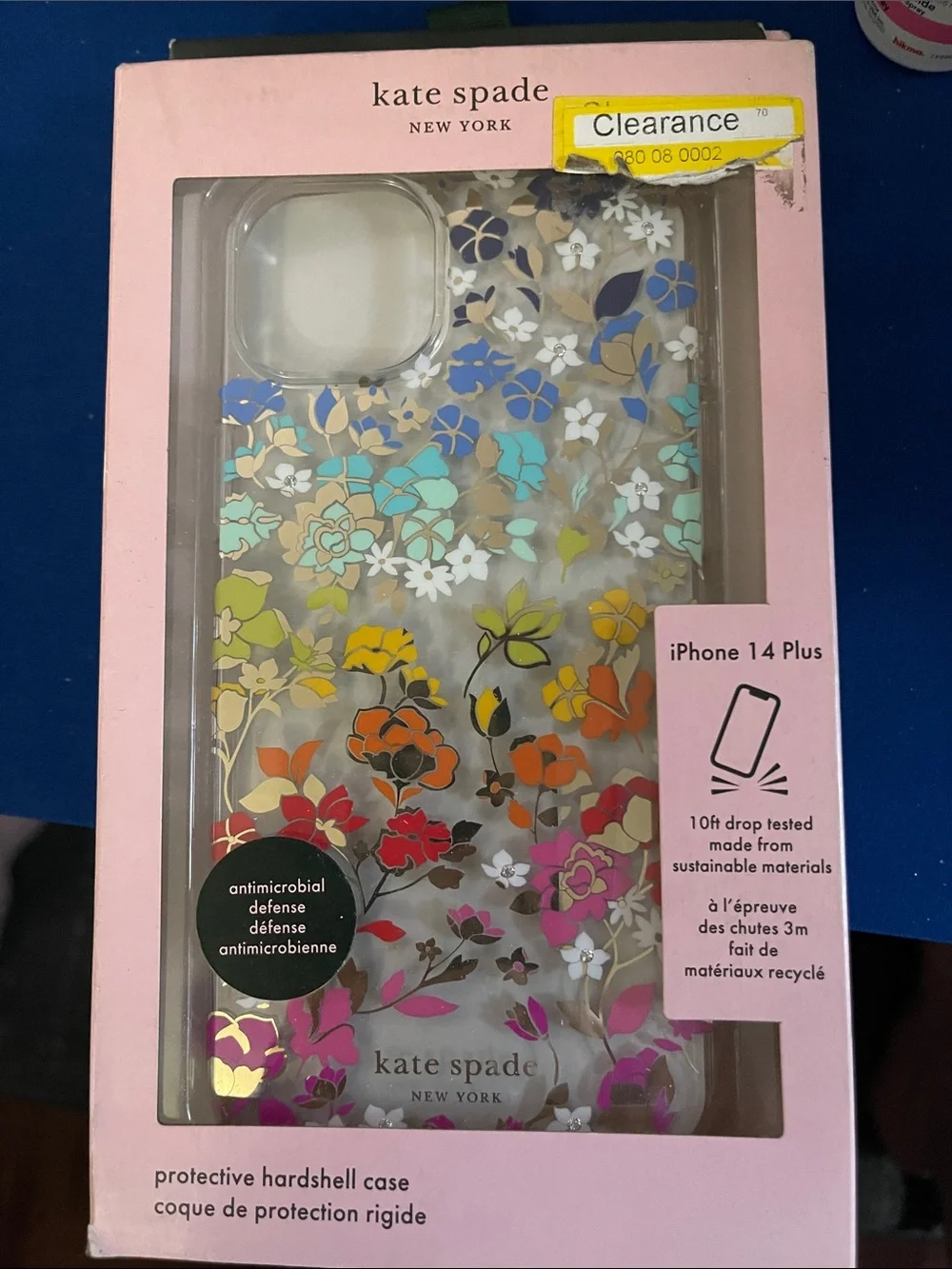 kate spade Floral Hardshell iPhone 14 Plus Case - Multicolor Floral Design